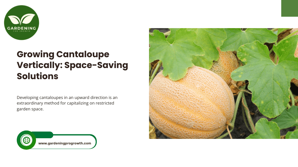 Growing Cantaloupe Vertically