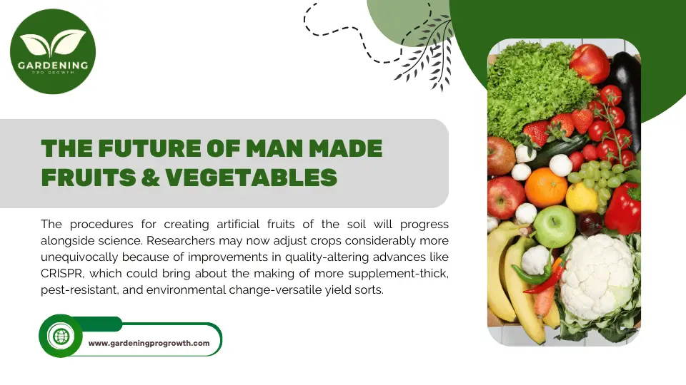 The Future of Man made Fruits and Vegetables